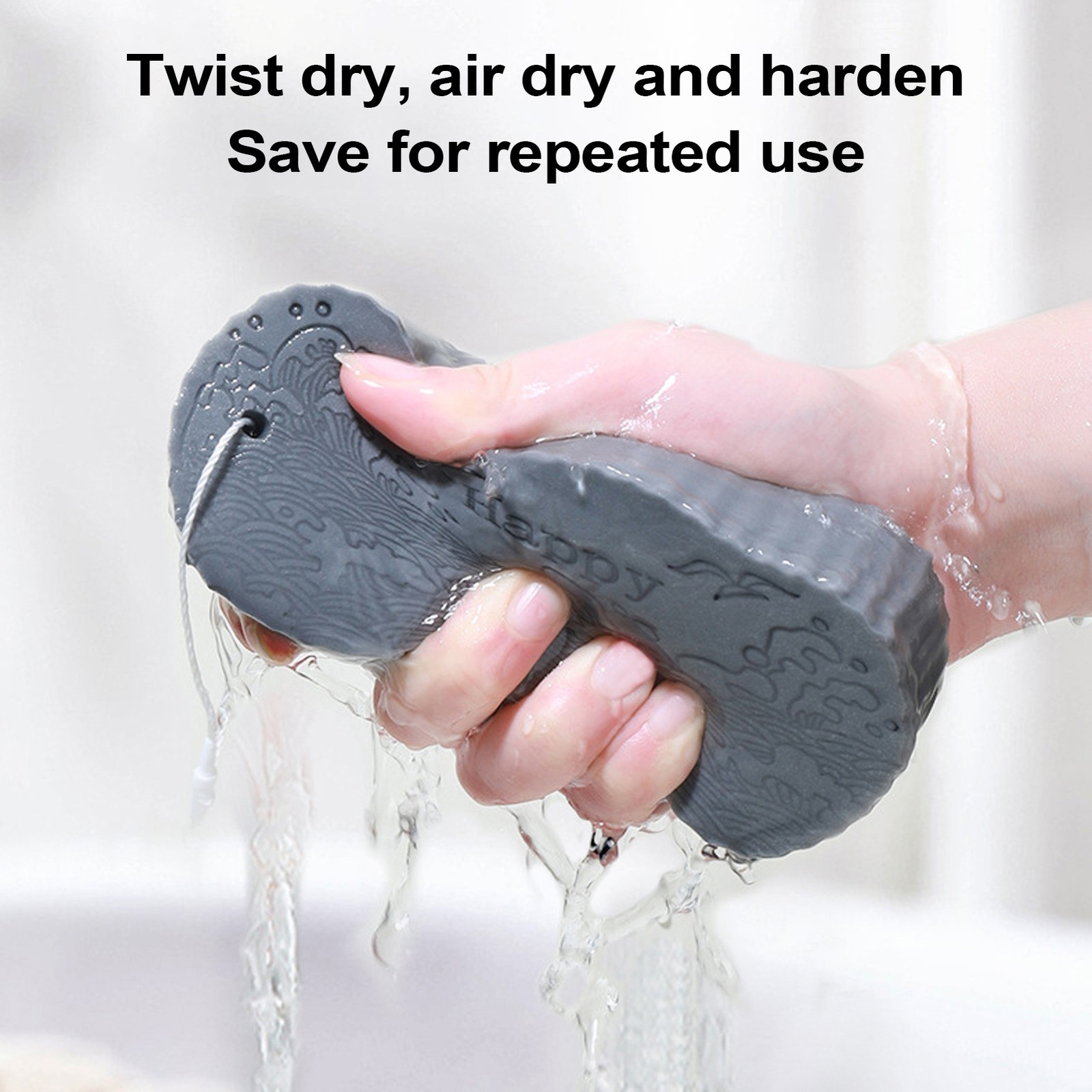 Ultra Soft Bath Body Shower Sponge Spa Scrub Exfoliator Dead Skin Remove Sponge