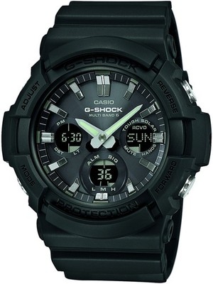 Casio GAW-100B-1AER Herrenuhr Edelstahl G-SHOCK schwarz