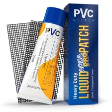 AquaPro Liquid Patch Waterproof Repair Kit for PVC Inflatable Boats, Rafts, I...