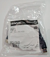 New Invue PS413 - USB A EXTENSION CABLE 3 Feet In length Part# PS413X43 USBA NOS