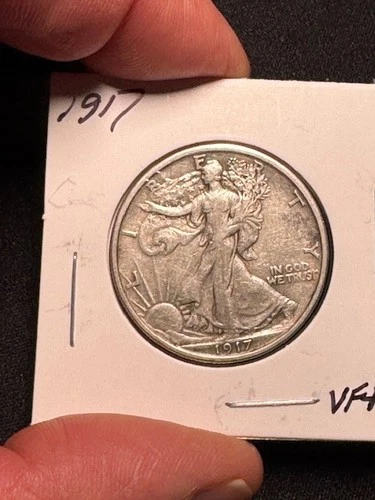 US Walking Liberty half 1917 high grade