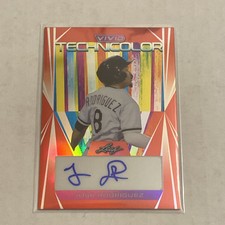 2022 Leaf Vivid Jose Rodriguez Prospect Auto Autograoh Red #25/35