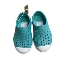 Native Jefferson Slip On Comfort Water Play Shoes Pool Blue Teal Toddler size