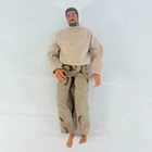 GI Joe 11" Flocked Brown Hair Beard Scar Articulated Hands Hasbro Vintage 1996