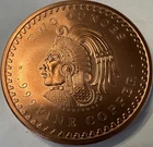 2 Oz .999 Fine Copper Aztec Calendar Round ⭐️⭐️⭐️