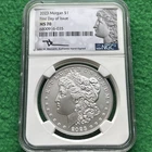 2023 Morgan Silver Dollar - MS 70 - John Mercanti Hand Signed - NGC FDOI