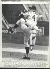 1970 Press Photo Steve Dunning baseball player