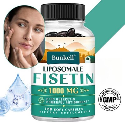 Liposomales Fisetin Quercetin 120 Kapsel 1000 mg Stärkung Energie Gedächtnis