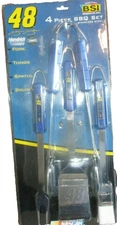 JIMMIE JOHNSON # 48 STAINLESS STEEL FOUR PIECE BBQ TOOL SET ! FAST SHIPPING ! !