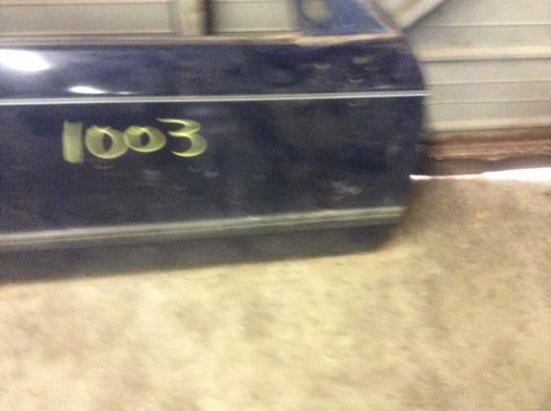 Front Right Door Shell Blue Fits 87 88 89 Mercedes Benz 260E Foto 4 de 4