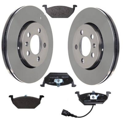 VW Polo 6R Bremsen Set Scheiben + Bremsbeläge vorne vorn