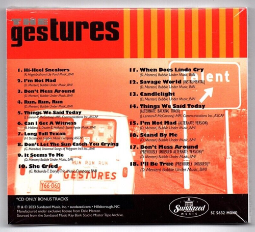 Gestures - The Gestures, 1966er Garagenbeat aus Minnisota / US Import/CD Neuware - Bild 2 von 2