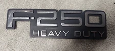 1992-1996 Ford F-250 Heavy Duty Fender Emblem Badge Left or Right Side Emblems