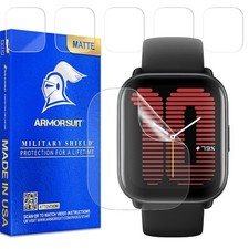ArmorSuit 6 Pack  Amazfit Active Smartwatch Screen Protector Film Made in USA