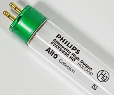 NEW! Philips F24T5/835/HO/ALTO Mini BiPin 24W 3500K 22'' Fluorescent Tube 29020-5