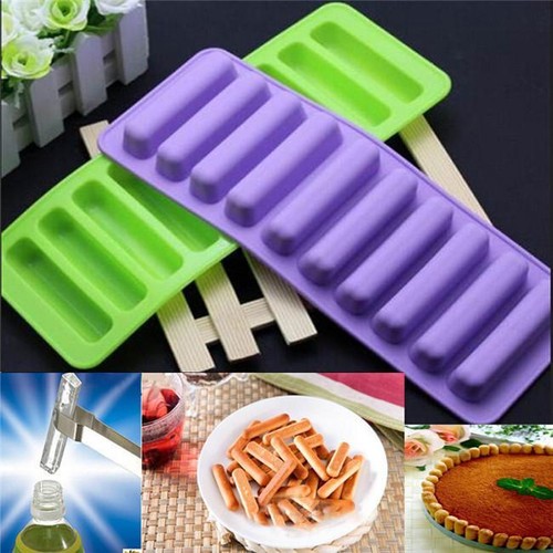 Ice Cube Stick Bottle Silicone Tray Soda Stream Cake Mould Tube Tubes