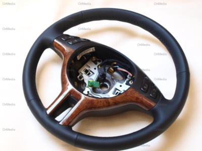 Lederlenkrad für BMW 3er E46 5er E39 X3 E83 X5 E53 -Sport Neu Beziehen Tausch