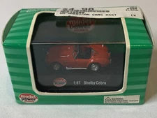 Model Power Minis 19226 Shelby Cobra Red HO Scale Car Train Railroad Model 