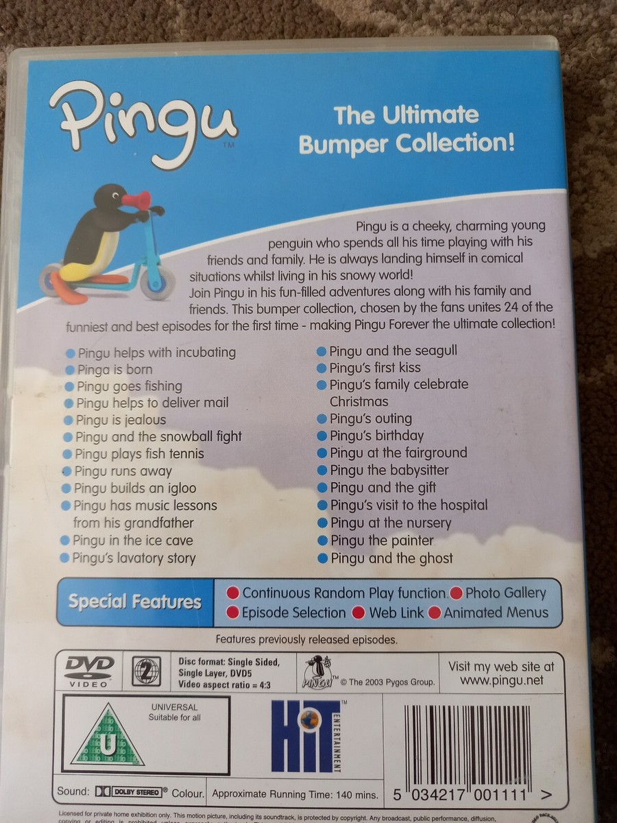 PINGU FOREVER ULTIMATE BUMPER COLLECTION DVD KIDS 24 EPISODES | eBay