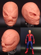 1/12 Spider Man Daño de Guerra con Cabeza de Casco Esculpida para Figura Muñeca Juguete 6 pulgadas ML