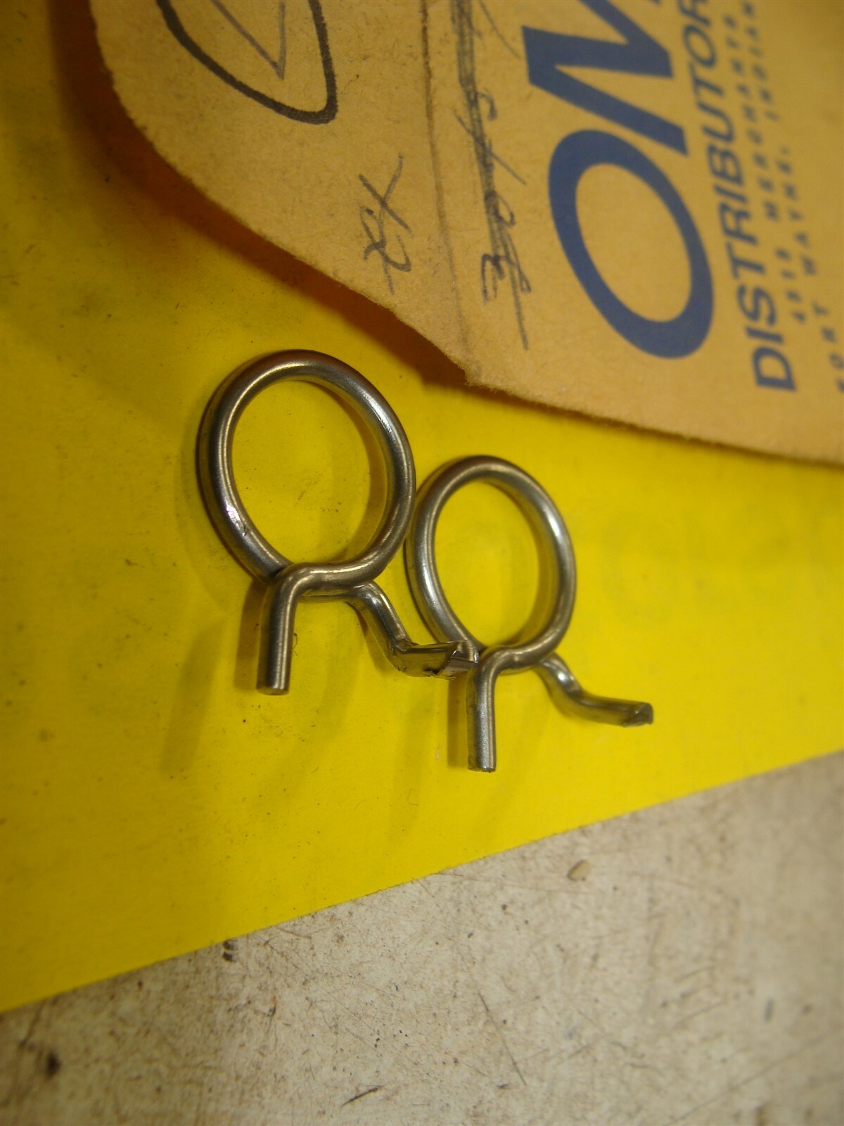 NEW OMC outboard motor NOS evinrude johnson gas fuel line clamp hose stainless eBay