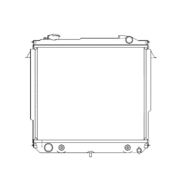 KüHler WasserküHler MotorküHler Passend FüR Jeep Cherokee XJ 2.5I 4X4 2.5-image