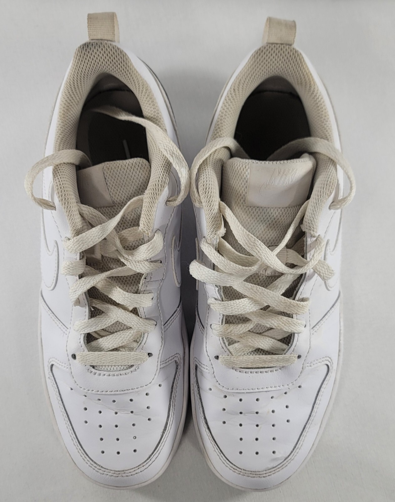 SAOLA Scarpe da ginnastica Nike Kids Court Borough 2 BQ5448 100 bianche stringate taglia 6 5 anni