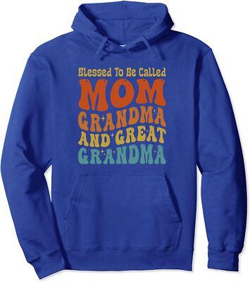 Blessed To Be Called Mom Grandma Great Grandma Mother Unisex Hooded Sweatshirt
