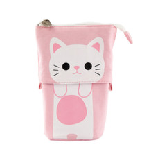 Cartoon Pop-up Pencil Case Zip Pen Bag Make Up Holder School & Office Organizer