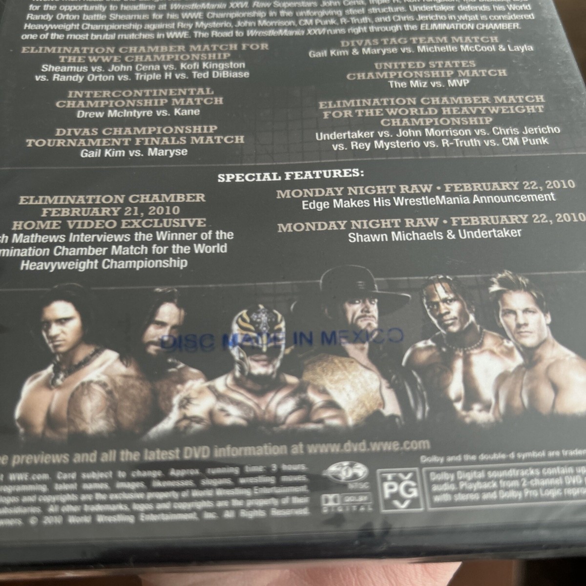 Wwe: Elimination Chamber 2010 [DVD](中古品) WWE: Elimination Chamber 2010 (DVD, 2010) for sale online | eBay