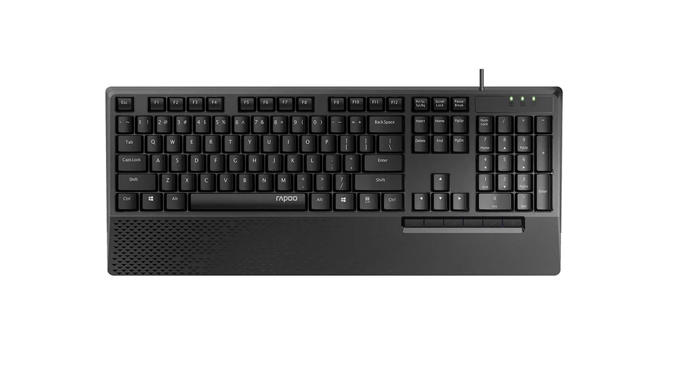 Rapoo NX2000 Wired Desktop Combo Set - Black (QWERTY) - Image 3 of 4