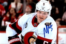 Nick Holden Signed Autographed 4x6 Photo Ottawa Senators #2