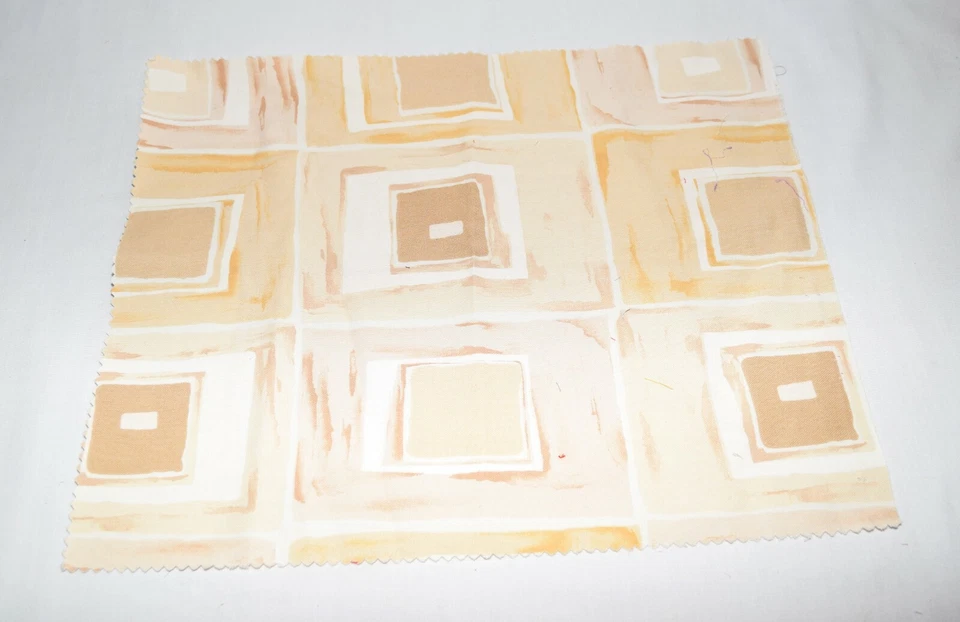 Lote de S muestras de tela de tapicería de algodón floral y geométrico Robert Allen Foto 2 de 4