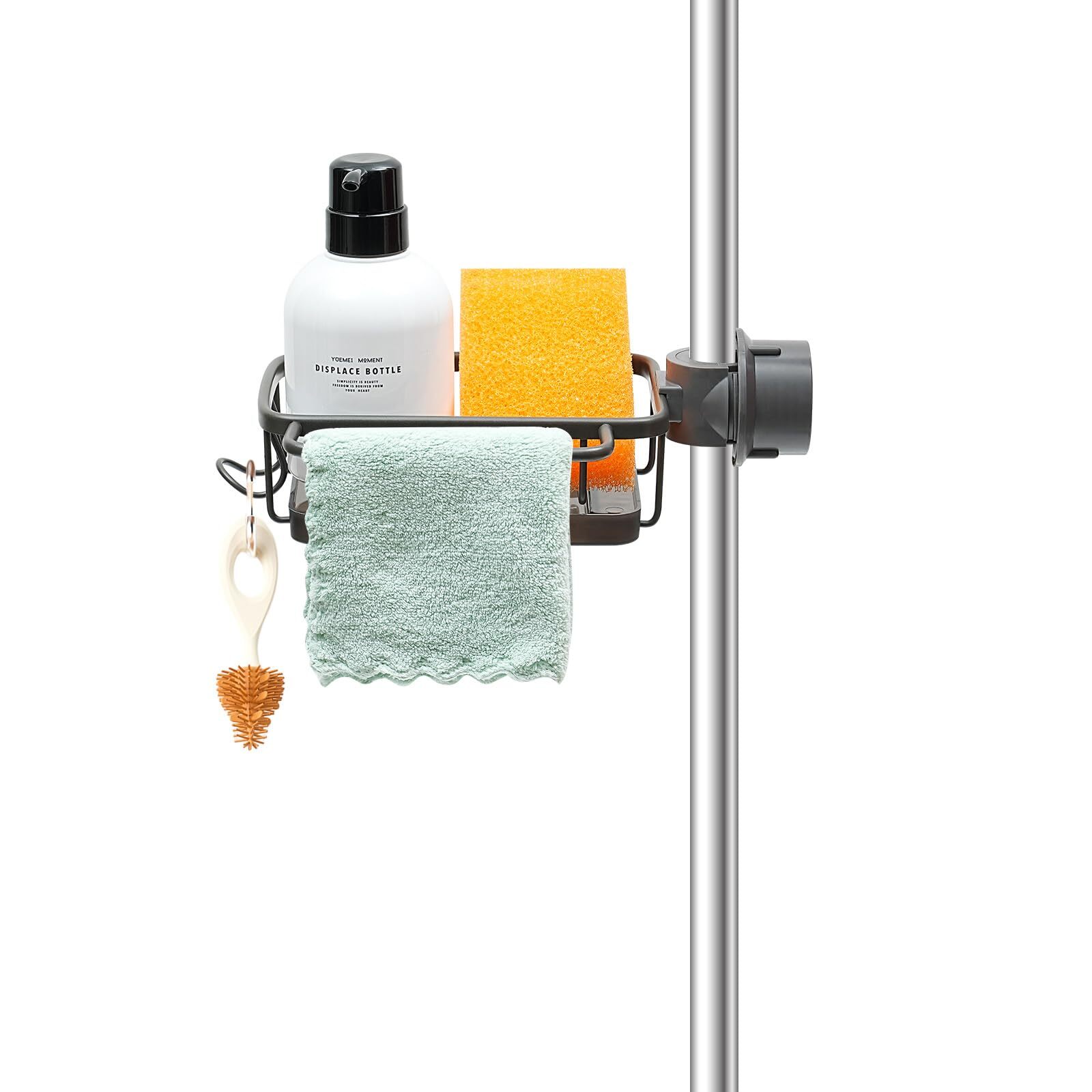 Sturdy Sponge Holder for Kitchen Sink or Bathroom Faucet-image