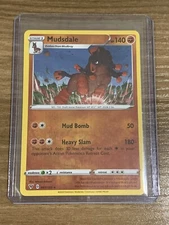SHIPS SAME DAY Pokemon Card Mudsdale 097/185 Reverse Holo Fighting Type Rare