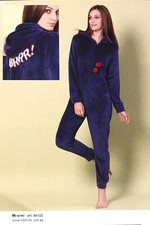 OFFERTA Pigiama Tuta Tutone Intero Donna Coral Invernale Caldo Pile Overalls 