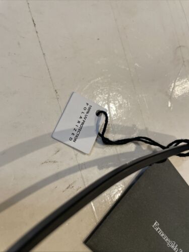 NEU Ermenegildo Zegna EZ 0115 01AR 55-17-145 SCHWARZ POLARISIERTE SONNENBRILLE - Bild 3 von 24