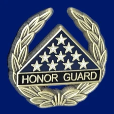 HONOR GUARD PIN: 1" Size,  Antique-Brass Plated, Item #18