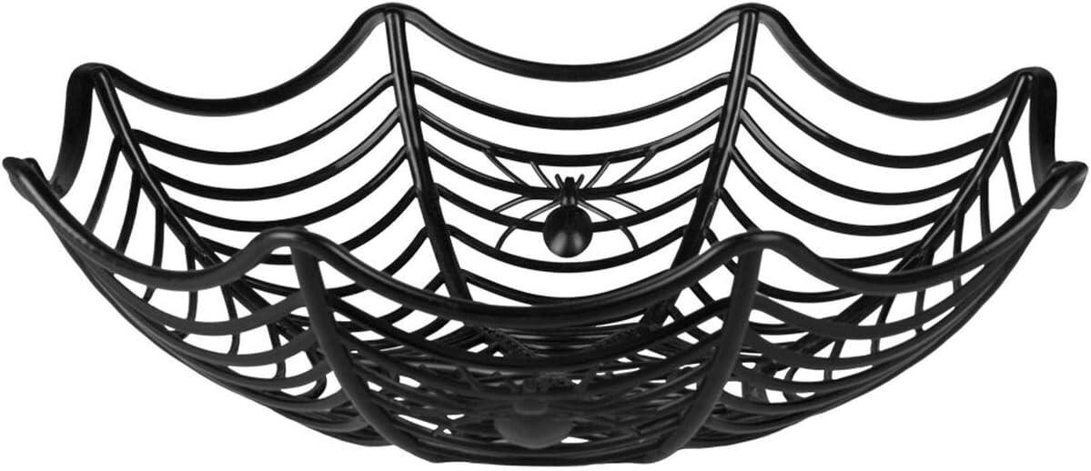 Boland Halloween Spider Web Basket Black