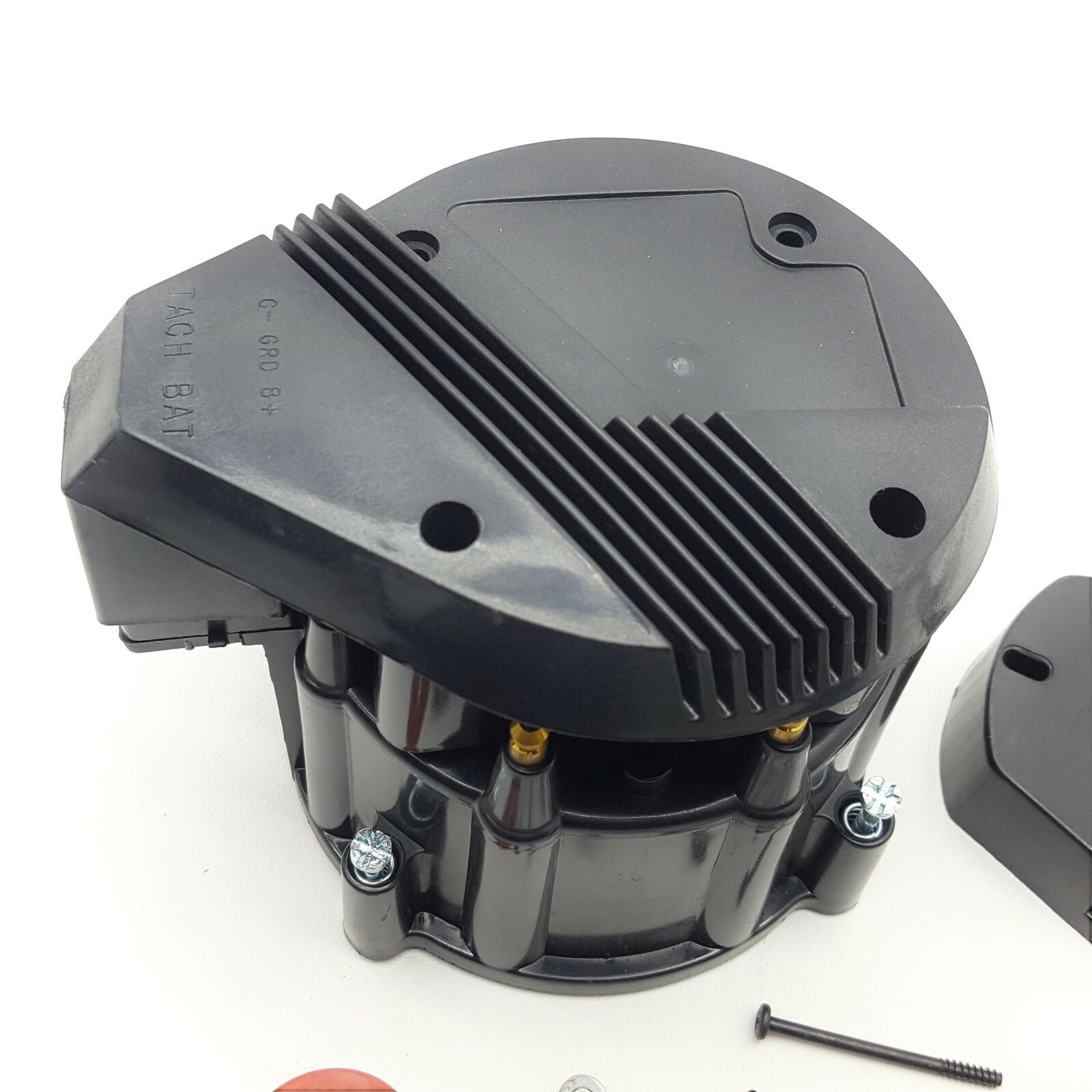 Chevy GM Black HEI Large Distributor Cap Rotor Kit SBC BBC 305 327 350 396 454 eBay