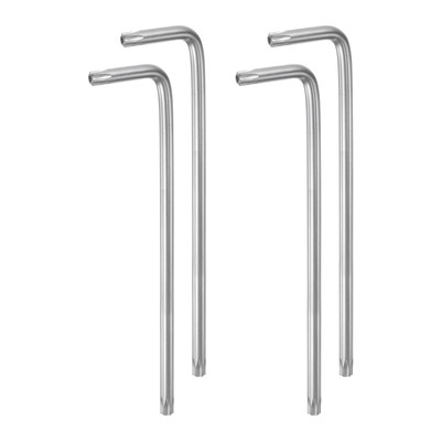 4pcs Torx Hex Key Wrenches T50 Carbon Steel Extra Long Arm Torx Hex Key Wrench
