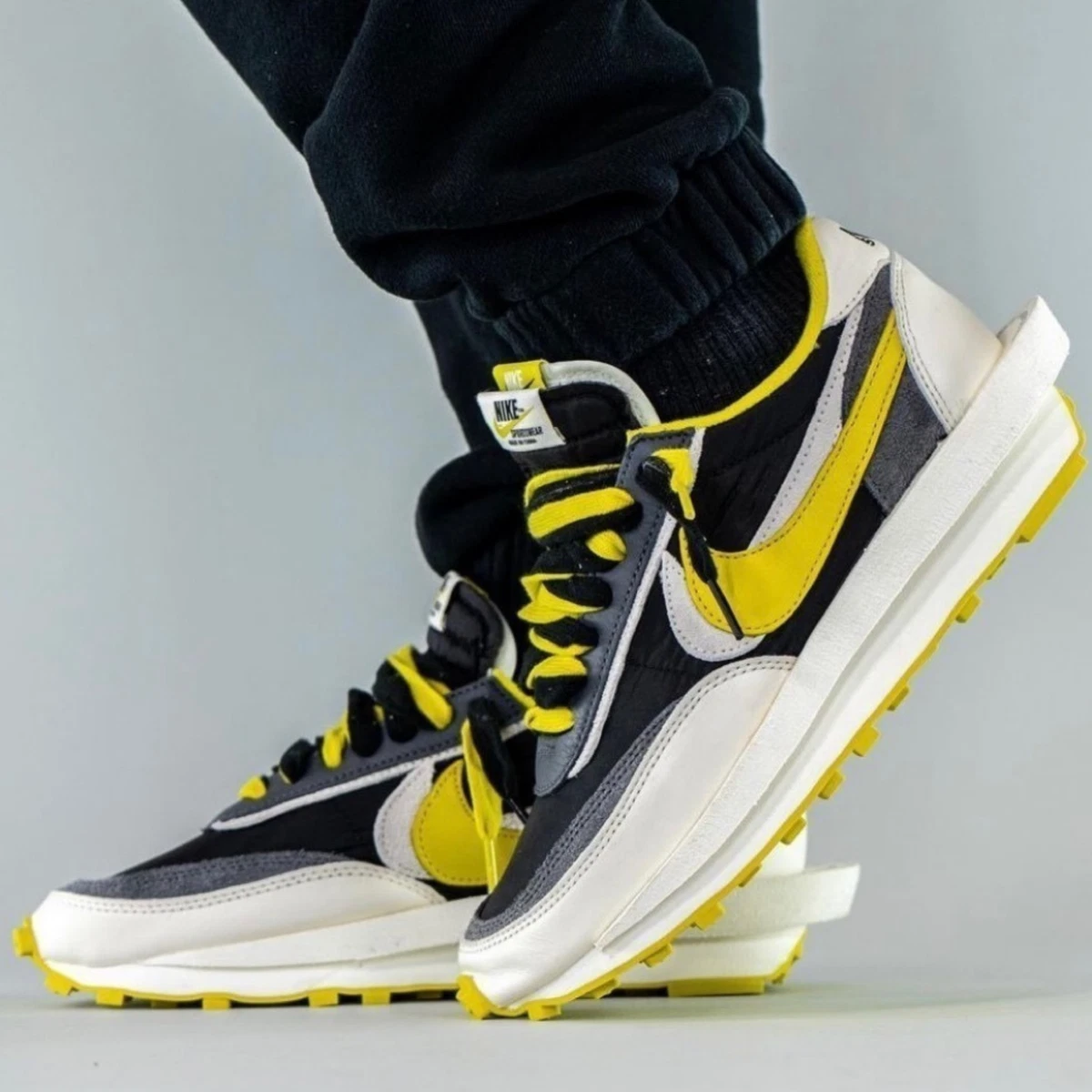 Nike LD Waffle Sacai Undercover Shoes Black Citron DJ4877-001