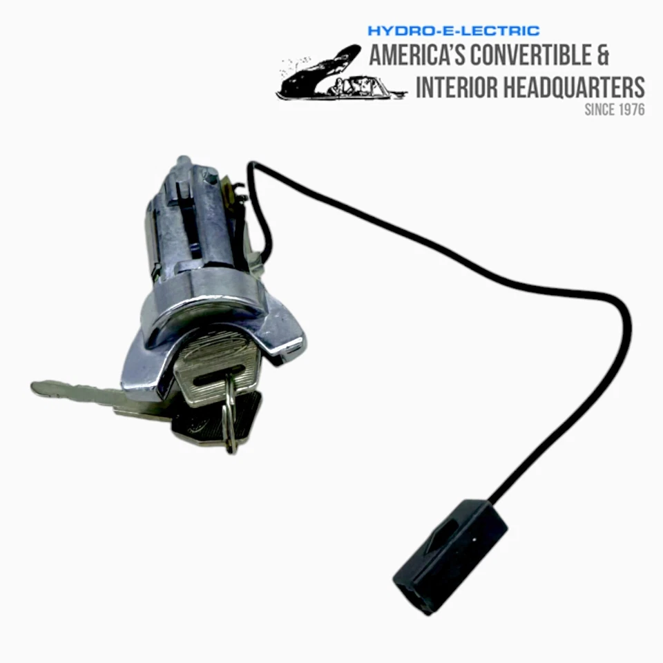 Cilindro de bloqueo de encendido cromado Ford Thunderbird 1979-1993 nuevo con llaves Foto 2 de 2