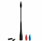 Black Car Aerial Bee Sting Mast Antenna Radio AM FM Roof Aerial + 2 Tips