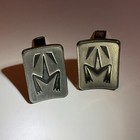 Vtg Jorgen Jensen Signed Denmark Pewter Cufflinks No. 169 Mid Century Modern * — photo 1