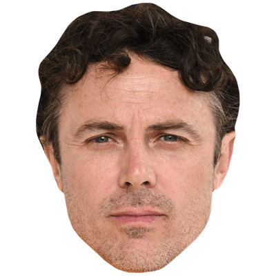 Casey Affleck (Stoppeln) Promi Maske, flaches Kartengesicht, Kostüm Maske