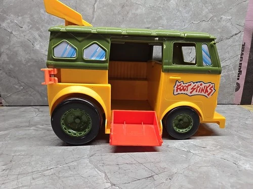 TMNT Party Wagon Van Vehicle For Parts-Vintage Ninja Turtles 1989-Incomplete