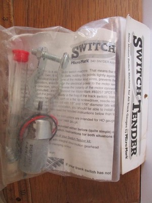 Micro-Mark Switch Tender Slow Motion Switch Machine For All Track Gauges Scales
