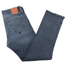 Vintage Levi's 501 Mens Jeans 36x34 Dark Wash Button Fly Straight Leg Denim Y2K