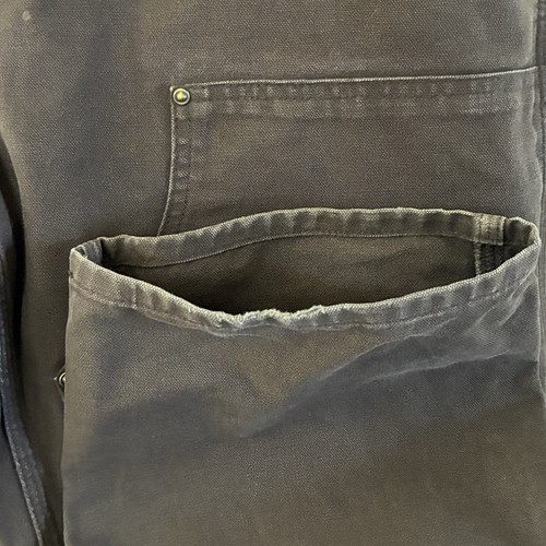 Pantalones Carhartt Para Hombre 38x30 Marrón Peto Ajuste Doble Rodilla B136 DKB Pato Lona - Imagen 11 de 12